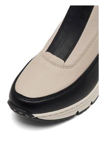 Rieker Botki N6352-60 Beżowy. Kolor: beżowy. Materiał: materiał #6