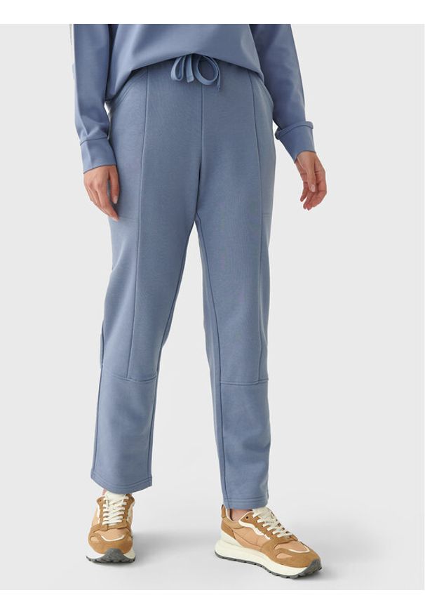 Spodnie dresowe Tatuum. Kolor: niebieski. Materiał: dresówka