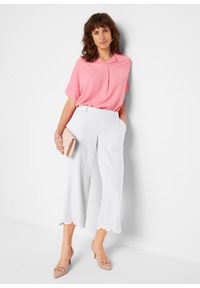 bonprix - Kopertówka z klapką. Kolor: różowy. Styl: elegancki. Rodzaj torebki: na ramię #2