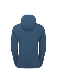 Kurtka softshellowa damska Rab Borealis Hoody z kapturem. Typ kołnierza: kaptur. Kolor: niebieski