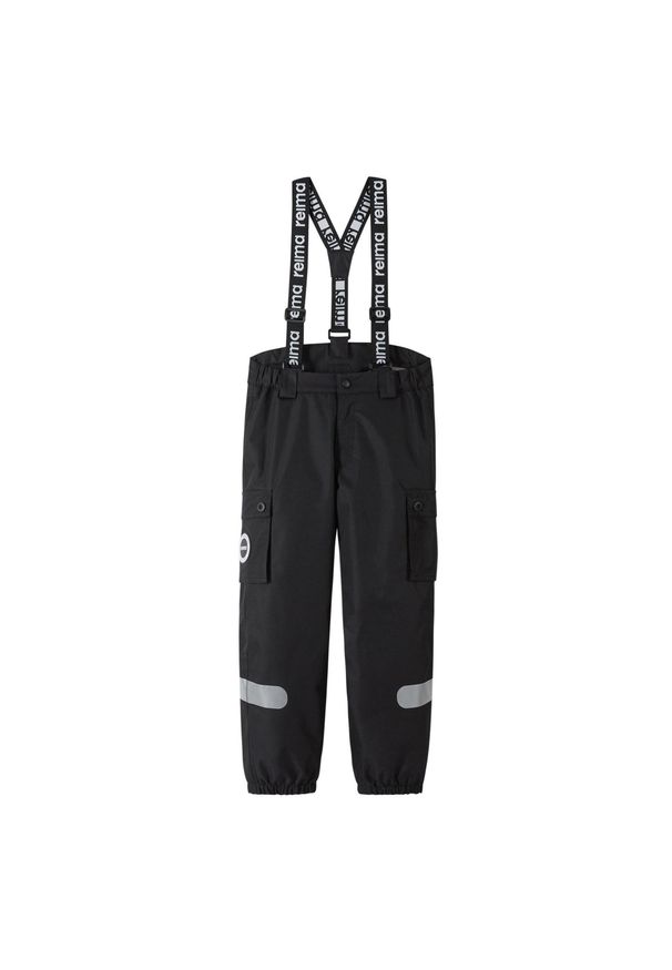 Spodnie dziecięce Reima Tiksi. Kolor: czarny. Sezon: lato. Sport: turystyka piesza