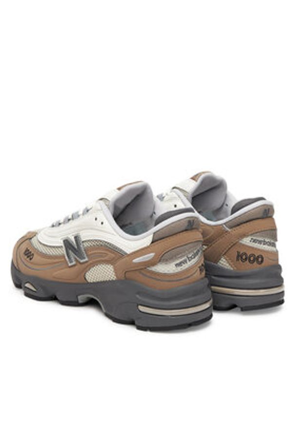 New Balance Sneakersy M1000C M Brązowy. Kolor: brązowy. Materiał: materiał