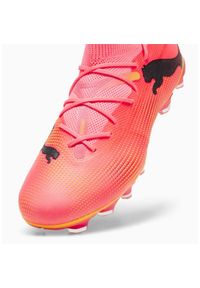 Buty piłkarskie Puma Future 7 Match FG/AG M 107715-03 różowe. Kolor: różowy. Materiał: dzianina, syntetyk. Szerokość cholewki: normalna. Sport: piłka nożna #3
