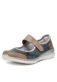Rieker Półbuty L32B5-42 Granatowy. Kolor: niebieski. Materiał: materiał, syntetyk #7