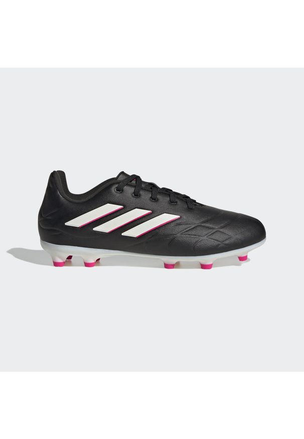 Buty piłkarskie korki junior Adidas Copa Pure.3. Kolor: biały, czarny, wielokolorowy, różowy. Sport: piłka nożna