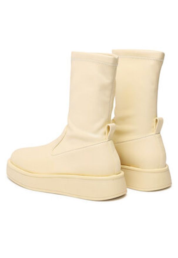 Jenny Fairy Botki ENERGY-01HZ Żółty. Kolor: żółty. Materiał: skóra