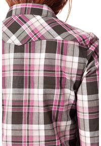 Wrangler - KOSZULA WRANGLER CHECK SHIRT ROSIN GREEN W5240LUWY. Kolor: różowy