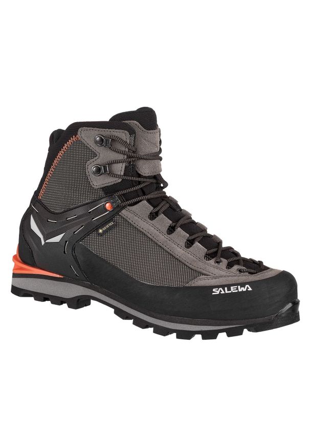 Buty trekkingowe męskie Salewa MS Crow GTX 61328. Zapięcie: sznurówki. Materiał: materiał, włókno, nylon, guma, zamsz. Szerokość cholewki: normalna. Technologia: Gore-Tex. Sezon: lato. Sport: turystyka piesza, wspinaczka