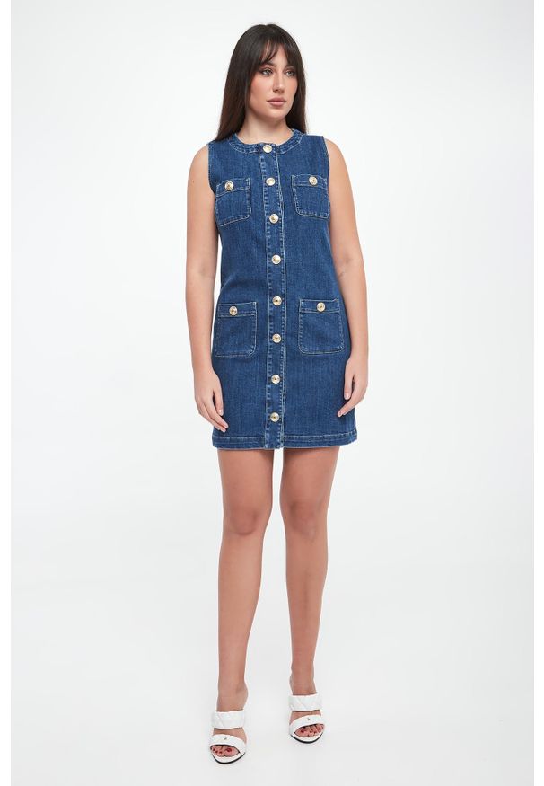 Liu Jo - Sukienka jeansowa damska LIU JO. Materiał: jeans