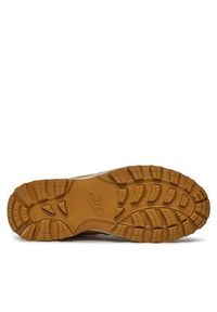 Nike Buty Manoa 454350 700 Brązowy. Kolor: brązowy. Materiał: skóra, nubuk