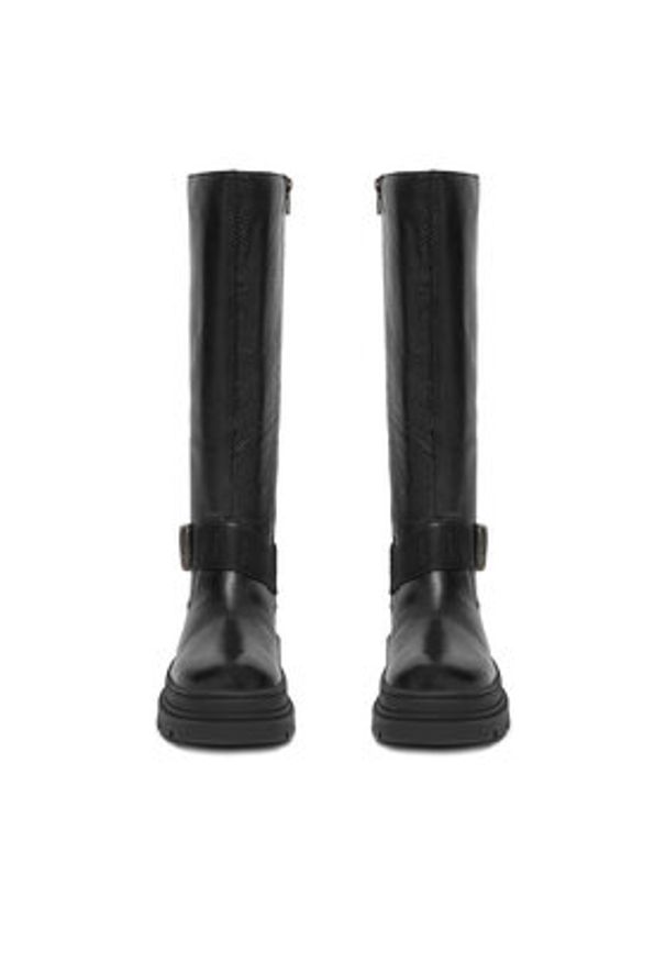 G-Star RAW - G-Star Raw Kozaki CEO-WI45-VR-3400-01 Czarny. Kolor: czarny. Materiał: skóra