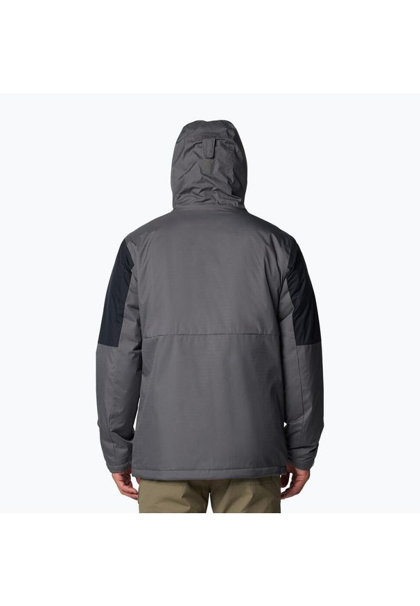 columbia - Kurtka ocieplana męska Columbia Point Park II Insulated. Kolor: szary. Sport: turystyka piesza