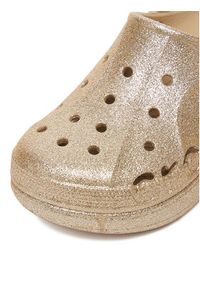 Crocs Klapki BAYA PLATFORM CLOG 208459-212 Złoty. Kolor: złoty. Obcas: na platformie #5