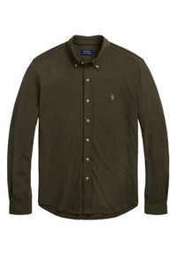 Polo Ralph Lauren Koszula 710654408111 Zielony Regular Fit. Typ kołnierza: polo. Kolor: zielony. Materiał: bawełna #4