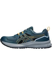 Buty do biegania Asics Trail Scout 3 1011B700-401 zielone. Zapięcie: sznurówki. Kolor: zielony. Materiał: syntetyk. Szerokość cholewki: normalna. Sport: bieganie