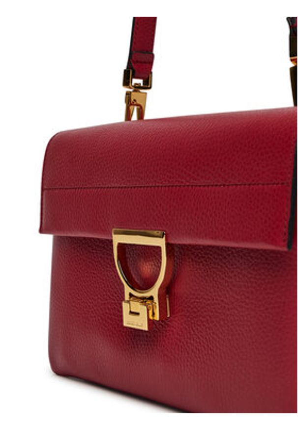 Coccinelle Torebka E1 ND8 12 08 01 Bordowy. Kolor: czerwony. Materiał: skórzane