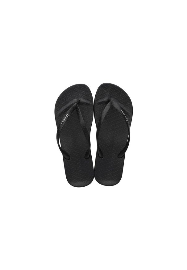 Klapki damskie Ipanema Anat Color. Okazja: na plażę. Kolor: czarny. Materiał: tkanina. Styl: sportowy