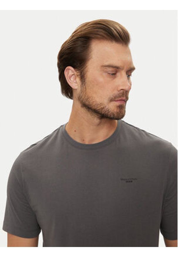 Marc O'Polo Denim T-Shirt B61 2021 51060 Szary. Typ kołnierza: polo. Kolor: szary. Materiał: bawełna