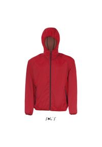 SOL'S - Windbreaker Sol's Shore. Kolor: czerwony #1