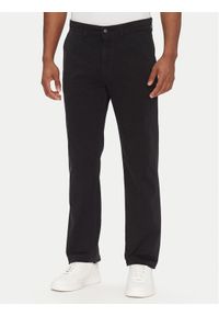 BOSS Chinosy 50534378 Czarny Regular Fit. Kolor: czarny. Materiał: bawełna #1