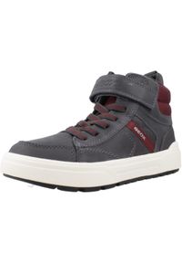 Geox - Buty GEOX J WEEMBLE B. A Szary. Kolor: szary. Materiał: syntetyk, tkanina. Sport: turystyka piesza