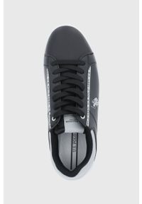 U.S. Polo Assn. Buty kolor czarny. Nosek buta: okrągły. Zapięcie: sznurówki. Kolor: czarny. Materiał: guma #4