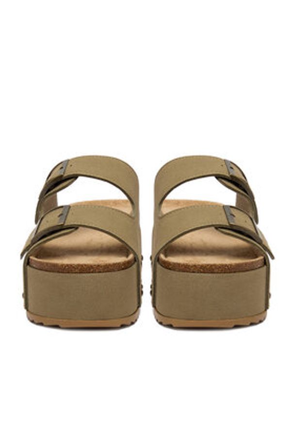 DeeZee Klapki CEO-WS069 Beżowy. Kolor: beżowy. Materiał: materiał