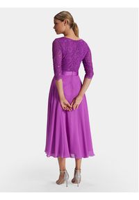Swing Sukienka koktajlowa 5AE01600 Fioletowy Regular Fit. Kolor: fioletowy. Materiał: syntetyk. Styl: wizytowy #6
