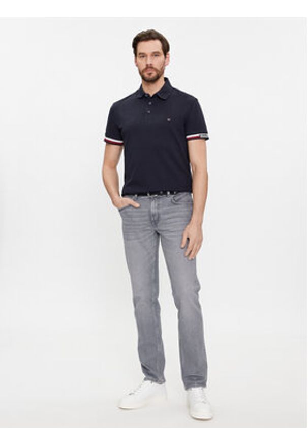 TOMMY HILFIGER - Tommy Hilfiger Jeansy Denton MW0MW33948 Szary Straight Fit. Kolor: szary