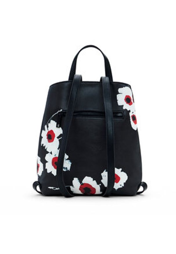 Desigual Plecak Chandra Sumy Mini 25SAKP27 Czarny. Kolor: czarny. Materiał: skóra