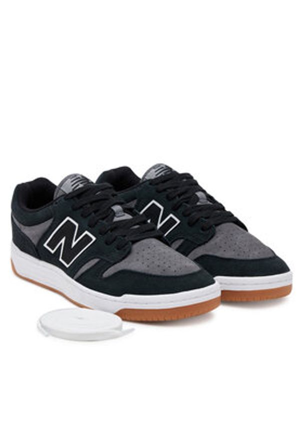 New Balance Sneakersy NM480MGC Czarny. Kolor: czarny. Materiał: skóra, zamsz