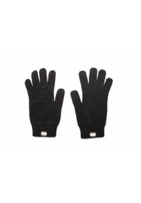 WEFT - Rękawiczki Possum/Merino unisex z długimi palcami. Kolor: zielony, wielokolorowy, czarny, brązowy. Materiał: skóra, wełna