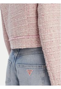 Guess Marynarka W6RL54 WJ632 Różowy Regular Fit. Kolor: różowy. Materiał: syntetyk #2