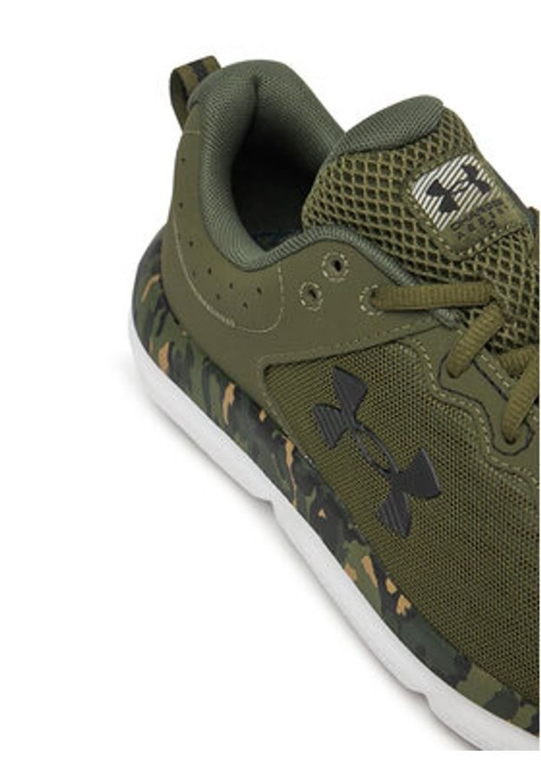 Under Armour Buty do biegania UA Charged Assert 10 Camo 3027036 Zielony. Kolor: zielony. Materiał: materiał
