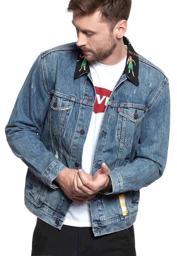 Levi's® - KURTKA JEANSOWA LEVI'S Trucker Jeans Hulahula 723340278. Materiał: jeans