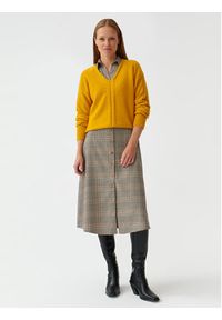 Tatuum Sweter Poli T2319.091 Żółty Oversize. Kolor: żółty. Materiał: wiskoza