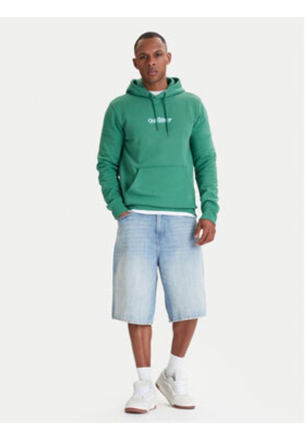 Quiksilver Bluza Fineline EQYFT05198 Zielony Regular Fit. Kolor: zielony. Materiał: bawełna