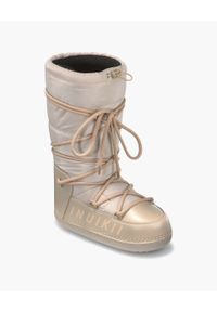 Inuikii Mountain Boot High Sand Śniegowce damskie. Wysokość cholewki: przed kolano. Zapięcie: sznurówki. Kolor: beżowy. Materiał: wełna, materiał, skóra. Szerokość cholewki: normalna. Sezon: zima. Styl: elegancki #2