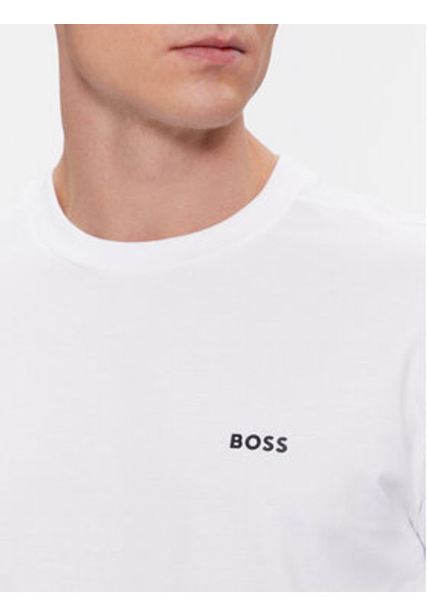 BOSS - Boss T-Shirt 50506373 Biały Regular Fit. Kolor: biały. Materiał: bawełna