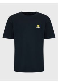 Night Addict T-Shirt MTS-NA149SMILEY Czarny Relaxed Fit. Kolor: czarny. Materiał: bawełna #1
