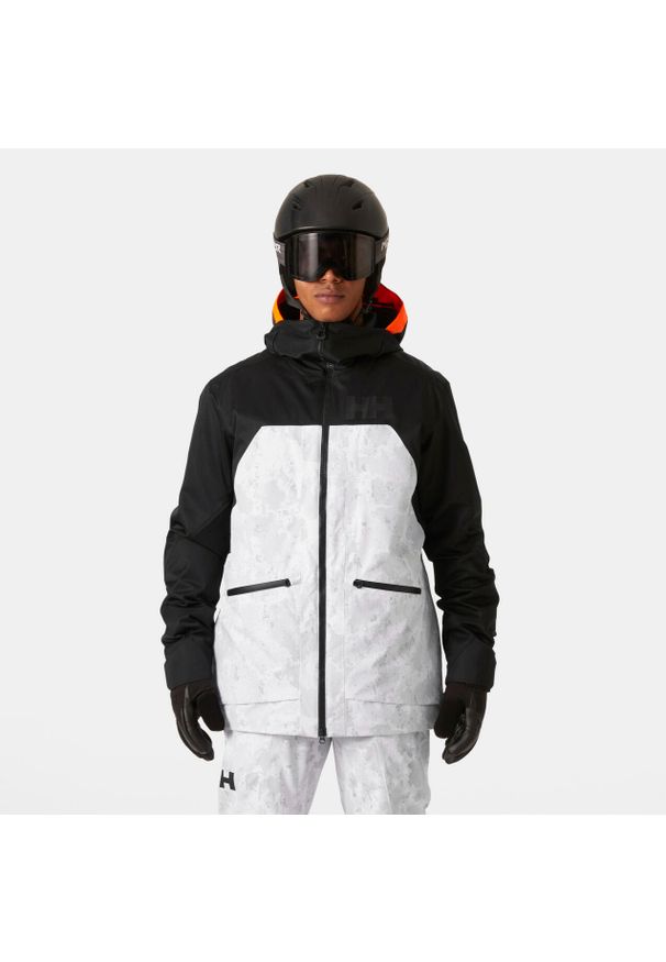 Kurtka narciarska Helly Hansen Straightline Lifaloft 2.0. Kolor: szary. Sezon: zima. Sport: narciarstwo