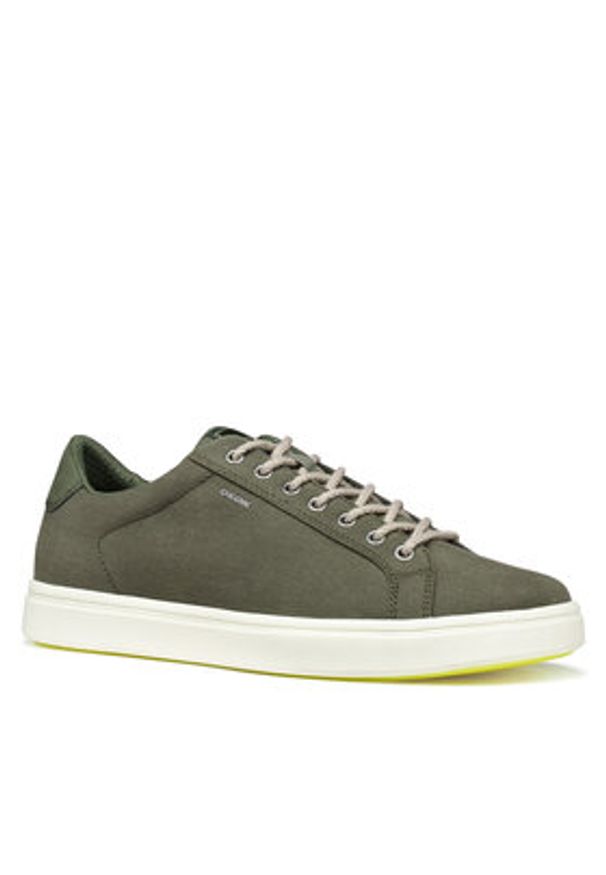 Geox Sneakersy U Baltmoore U65LDB 00010 C3391 Zielony. Kolor: zielony. Materiał: materiał