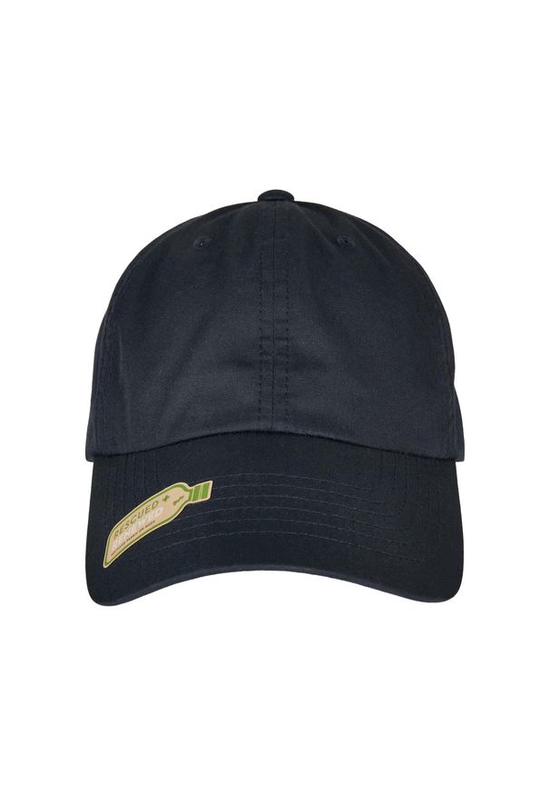 FLEXFIT - Czapka Flexfit Dad Recycled Polyester. Kolor: niebieski. Materiał: poliester