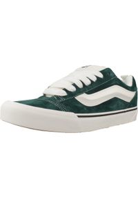 Tenisówki Vans Model Knu Skool Kolor Zielony. Kolor: zielony. Materiał: tkanina, skóra