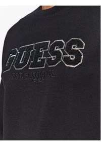 Guess Bluza W3BQ17 KBYE2 Czarny Regular Fit. Kolor: czarny. Materiał: syntetyk, wiskoza