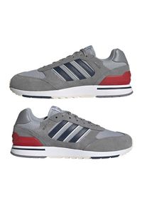 Adidas - Buty adidas Run 80s M GV7305 szare. Kolor: szary. Materiał: materiał, guma. Szerokość cholewki: normalna. Sport: bieganie