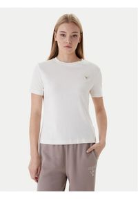 Guess T-Shirt V6RI17 KD741 Écru Regular Fit. Materiał: bawełna #1
