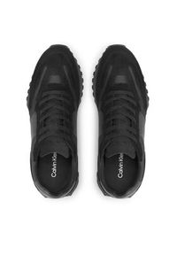 Calvin Klein Sneakersy Low Top Lace Up Mix HM0HM00497 Czarny. Kolor: czarny. Materiał: materiał #6