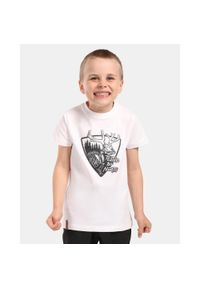 Chłopięcy T-shirt bawełniany Kilpi SALO-JB. Kolor: biały. Materiał: bawełna. Sport: turystyka piesza