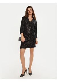 Bruuns Bazaar Sukienka koktajlowa Azati BBW4192 Czarny Regular Fit. Kolor: czarny. Materiał: syntetyk. Styl: wizytowy #4